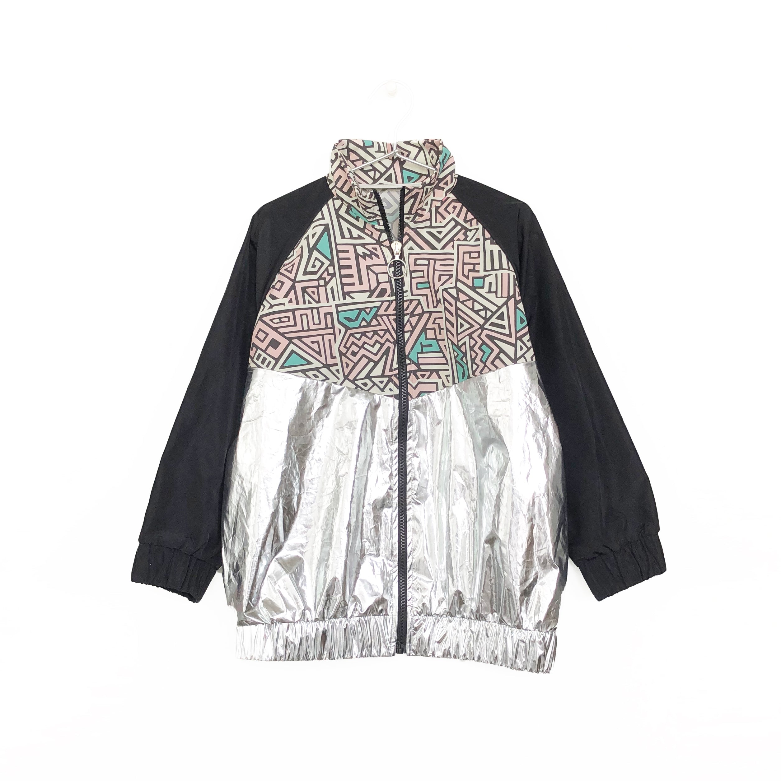 COLOR BLOCK BOMBER JACKET